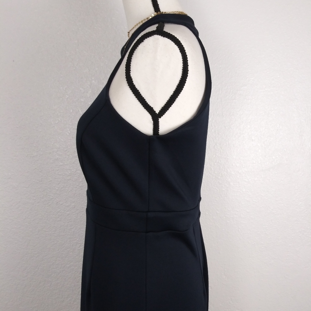 ENFOCUS STUDIO NAVY Hi Low Fit And Flare Dress - Picture 5 of 8